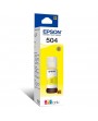 Tinta 504 Epson Yellow Para Impresoras Epson L4150 L4160 L4260 L6161 L6171 L6191 X1 Unidad