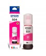 Tinta 504 Epson Magenta Para Impresoras Epson L4150 L4160 L6171 L6191 L6270 L14150 X1 Unidad