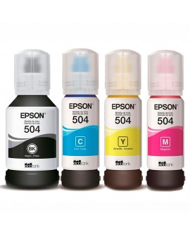 Tinta 504 Epson Para Impresoras Epson L4150 L4160 L4260 L6161 L6171 L6191 X4 Unidades