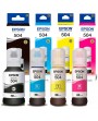 Tinta 504 Original para Impresoras Epson EcoTank L4150 L4160 L4260 L6161 L6171 L6191 L6270 L14150 X4 Unidades