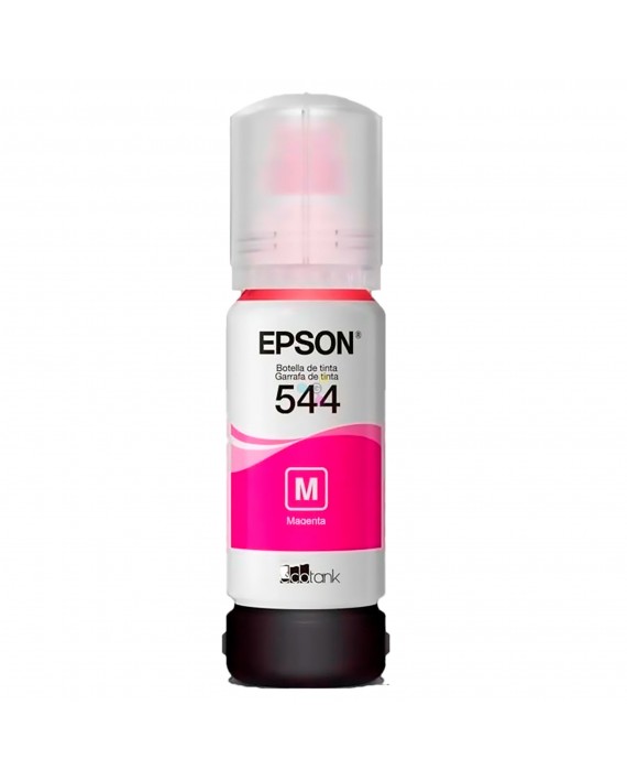 botella de tinta epson original 544 magenta rojo 1 unidad