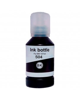 botella de tinta epson generica 504 negra bk 1 unidad