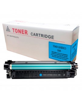 Toner 508A Genérico Cian Para Impresoras HP color Laserjet Enterprise M552dn M553n M577 M577z