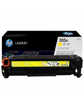 Tóner 305A HP Yellow Para Impresoras HP Laserjet Pro 300 mfp 400 mfp