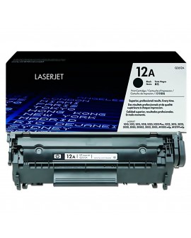 Tóner 12A HP Negro Para Impresoras HP Laserjet 1000 1015 1020 1022 3020 3050 3052 M1005Mfp M1319F Mfp