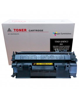 Toner 80A Genérico Negro Para Impresoras HP Laserjet Pro 400 M401A M401D MFP M425DW M401DN