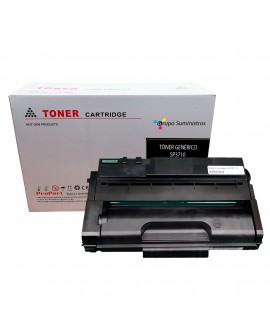 Toner SP-3710 Genérico Negro Para Impresoras Ricoh Sp 3710sf Sp 3710dn