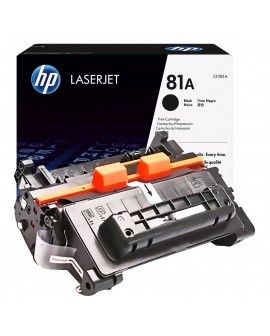 Tóner 81A HP Negro Para Impresoras HP LaserJet Enterprise MFP M630