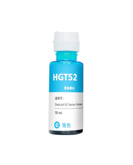 botella de tinta hp generica gt52 cyan azul 1 unidad