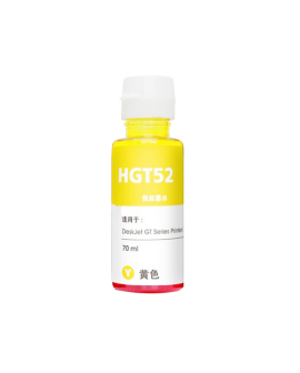 botella de tinta hp generica gt52 yellow amarillo 1 unidad