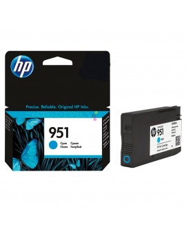 Cartucho HP 951 Cian Para impresoras HP OfficeJet Pro 251dw 276dw 8100 8600 8610 8620.