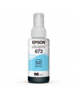 Tinta 673 Epson Light Cian Para Impresoras Epson Ecotank L800 L805 L810 L850 L1800 X1 Unidad