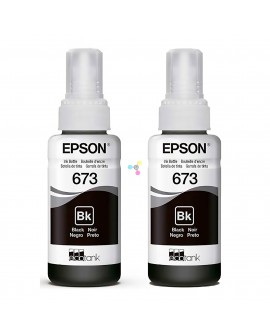 Tinta 673 Epson Negra Para Impresoras Epson Ecotank L800 L805 L810 L850 L1800 X2 Unidades