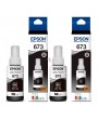 Tinta 673 Epson Negra Para Impresoras Epson Ecotank L800 L805 L810 L850 L1800 X2 Unidades