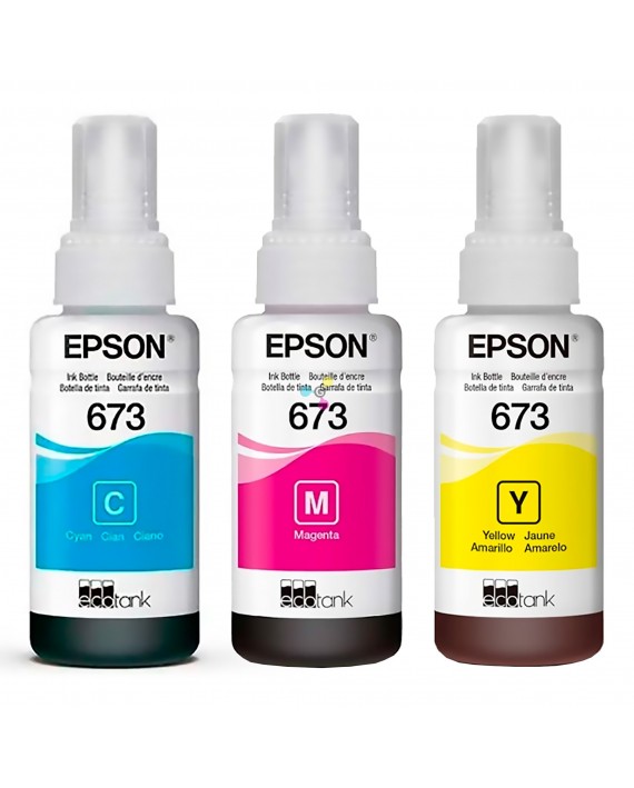 Tinta 673 Epson Para Impresoras Epson Ecotank L800 L805 L810 L850 L1800 X3 Unidades