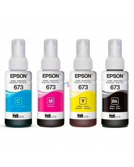 Tinta 673 Epson Para Impresoras Epson Ecotank L800 L805 L810 L850 L1800 X4 Unidades