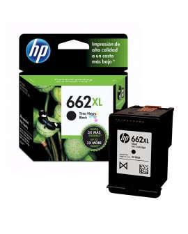 Cartucho HP 662 XL Negro Para impresoras HP DeskJet Ink Advantage 1015 1516 2516 2546 2646 3516 3546 4646