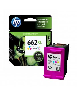 Cartucho HP 662 XL Tricolor Para impresoras HP DeskJet Ink Advantage 1515 2515 2545 2645 3515 3545 4645