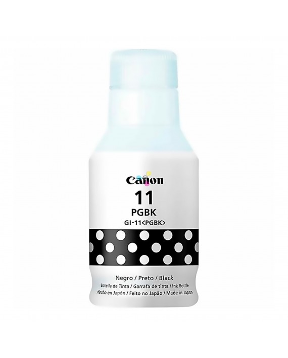 Tinta GI11 Canon Negra Para Impresoras Canon Pixma G1130 G2160 G2170 G3160 G3170 G4170 X1 Unidad