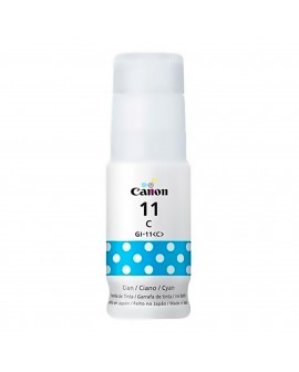 Tinta GI11 Canon Cian Para Impresoras Canon Pixma G1130 G2160 G2170 G3160 G3170 G4170 X1 Unidad