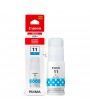 Tinta GI11 Canon Cian Para Impresoras Canon Pixma G1130 G2160 G2170 G3160 G3170 G4170 X1 Unidad