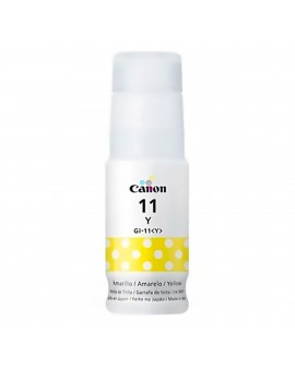 Tinta GI11 Canon Yellow Para Impresoras Canon Pixma G1130 G2160 G2170 G3160 G3170 G4170 X1 Unidad