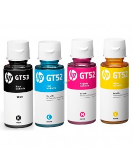 Botellas de tinta GT53/52 Original para Impresoras HP Ink Tank 100 300 400 415 GT5800 GT5810 GT5820 Smart Tank 400 500 600 700 6