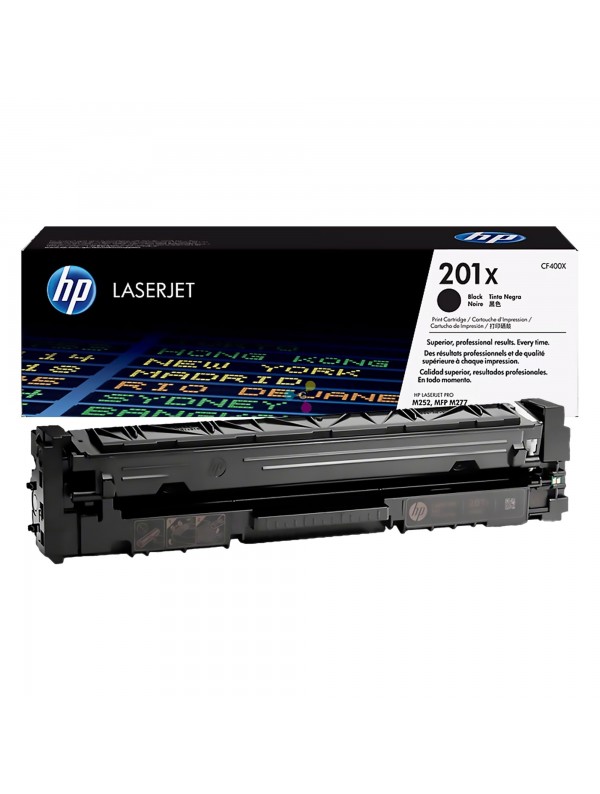 Ninjatoner 5-Pack High Yield Toner – For HP CF400X 201X – Black, Cyan, Magenta, Yellow