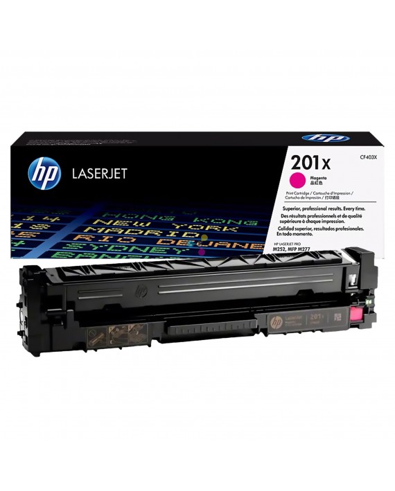 Tóner 201X HP Magenta Para Impresoras HP Color LaserJet Pro M252 M277
