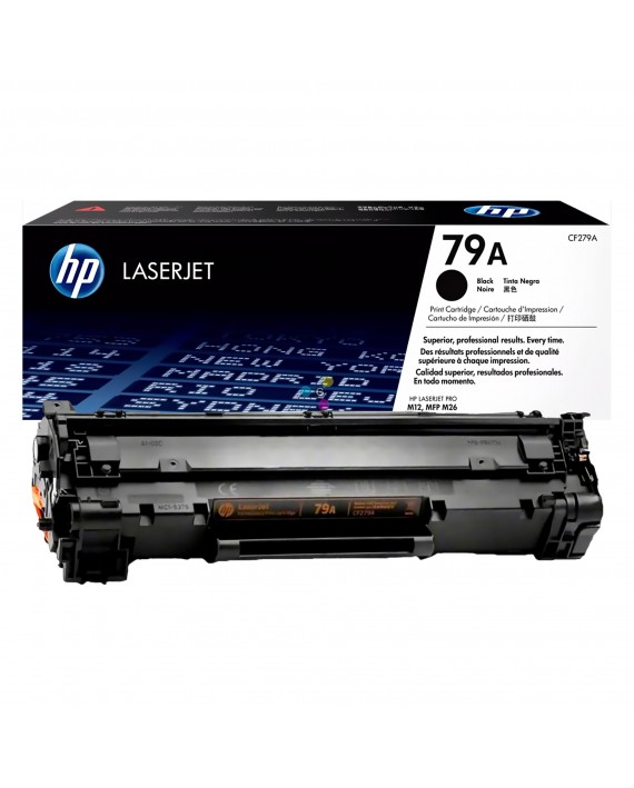 Tóner 79A HP Negro Para Impresoras HP LaserJet Pro M12 M12A M12W MFP M26 M26A M26NW