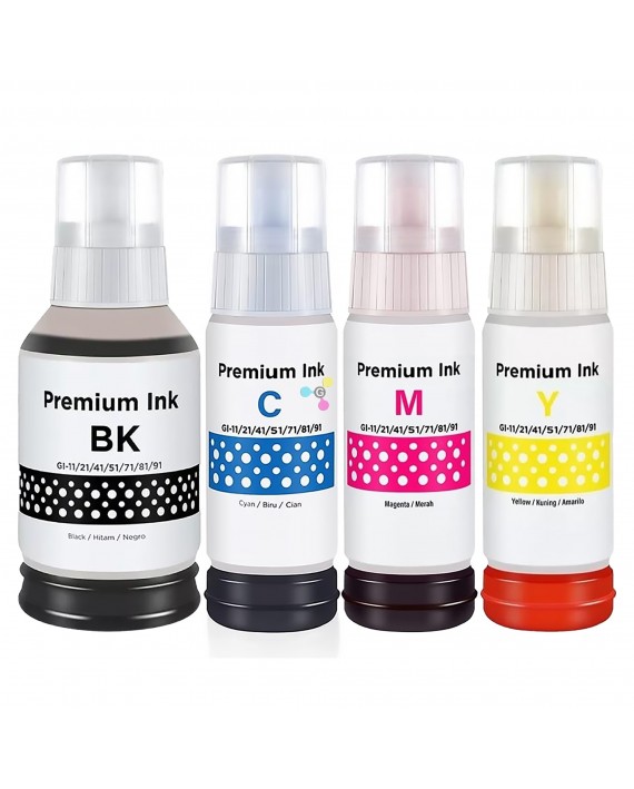 Tinta GI11 Genérica Compatible Impresoras Canon Pixma G1130 G2160 G2170 G3160 G3170 G4170 X4 Unidades