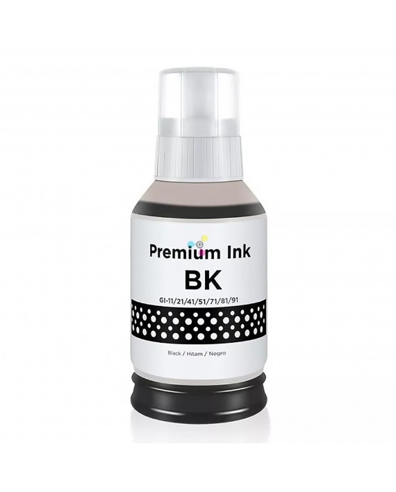 Tinta GI11 Negra Genérica Compatible Impresoras Canon Pixma G1130 G2160 G2170 G3160 G3170 G4170 X1