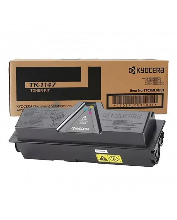 Tóner TK 1147 Kyocera Para Impresoras Kyocera FS-1035MFP/L FS-1135MFP/L FS-M2035dn/L FS-M2535dn/L