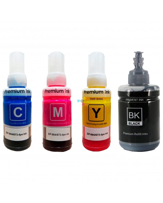 Tinta 774 Genérica compatible Impresoras Epson L606 L655 L1455 M100 M200 X4 Unidades