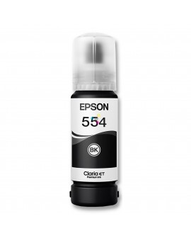 Tinta 555 Negra Epson Para Impresoras Epson Multifuncional Ecotank L8160 L8180 X1 Unidad