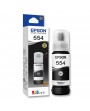 Tinta 555 Negra Epson Para Impresoras Epson Multifuncional Ecotank L8160 L8180 X1 Unidad