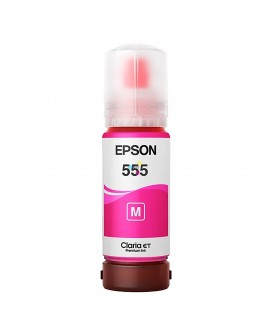 Tinta 555 Magenta Epson Para Impresoras Epson Multifuncional Ecotank L8160 L8180 X1 Unidad