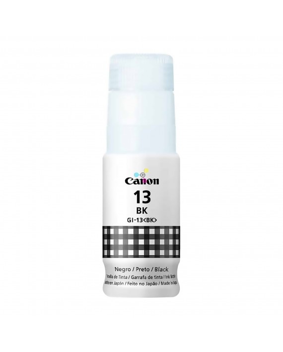 Tinta GI13 Canon Negra Para Impresoras Canon PIXMA G510 G610 X1 Unidad