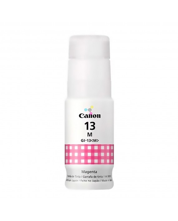 Tinta GI13 Canon Magenta Para Impresoras Canon PIXMA G510 G610 X1 Unidad