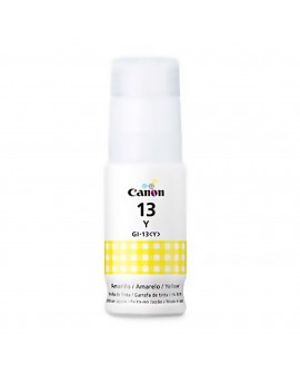 Tinta GI13 Canon Yellow Para Impresoras Canon PIXMA G510 G610 X1 Unidad