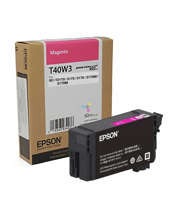 Tinta T40W3 Epson Magenta Para Impresoras Epson Sure Color SC-T2170 SC-T3170 SC-T3170M SC-T5170 SC-T5170M