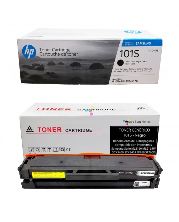 Recarga de tóner Samsung 101S  Original o Genérico a domicilio en Bogotá