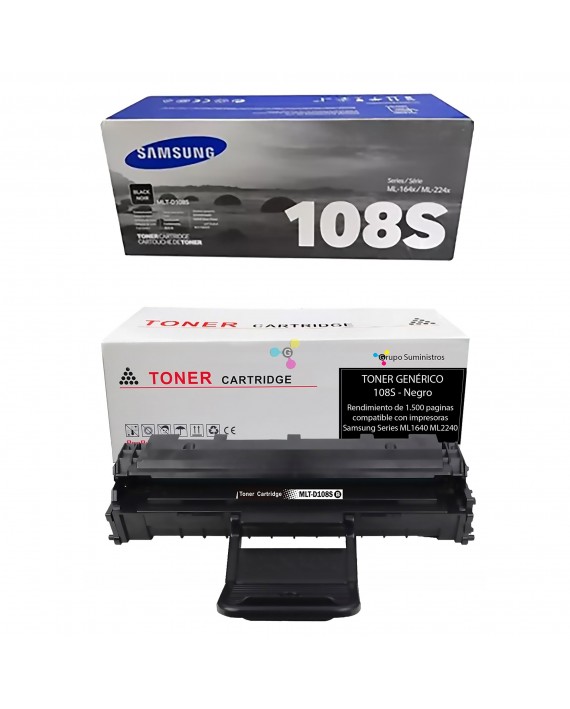 Recarga de tóner Samsung 108S Original o Genérico a domicilio en Bogotá