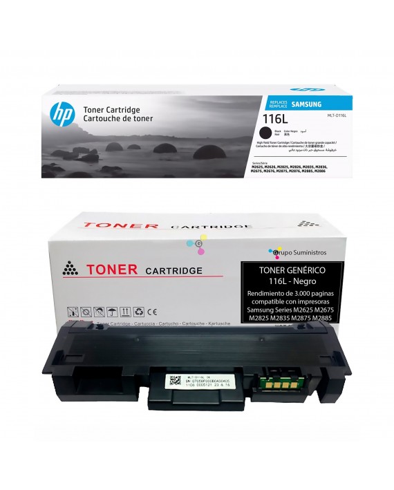 Recarga de tóner Samsung 116L Original o Genérico a domicilio en Bogotá
