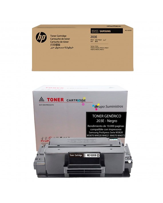 Recarga de tóner Samsung 203E Original o Genérico a domicilio en Bogotá