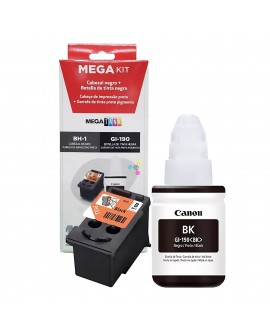 Cabezales BH1 Canon Para impresoras Canon + Tinta GI190 Negra