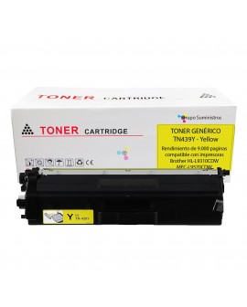 Toner TN-439Y Genérico Yellow Compatible con Impresoras Brother HL-L9310CDW MFC-L9570CDW