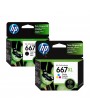 Cartucho HP 667XL Para impresoras HP DeskJet Plus Ink Advantage 6000 6400 Printer 1200 All-in-one 2300 2700 4100