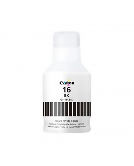 Tinta GI16 Canon Negra Para Impresoras Canon PIXMA GX6010 GX7010 X1 Unidad