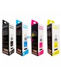 Tinta 664 Genérica Compatible con Impresoras Epson L110 L120 L121 L200 L210 L220 L300  X4 Unidades
